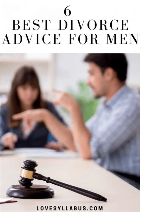 Best Divorce Advice For Men Amazing Tips Love Syllabus