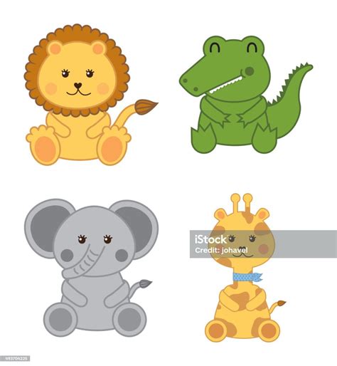 Baby Animals Stock Illustration Download Image Now Activity Animal