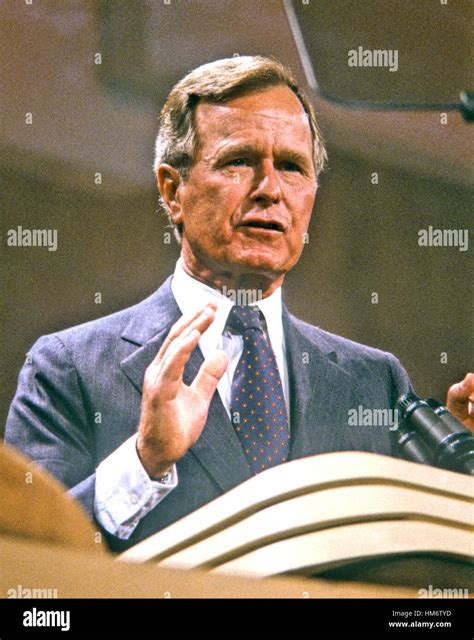United States Vice President George Hw Bush Addresses The 1984