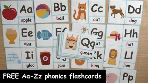 Alphabet Phonics Flashcards For Teachers Printable Flashcards For
