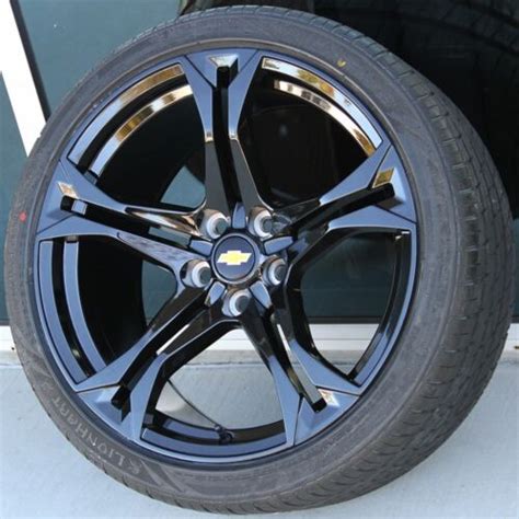 4set Black Wheelstires Pkg 20x1020x11 5x120 Chevy Camaro Ss Rs Ls