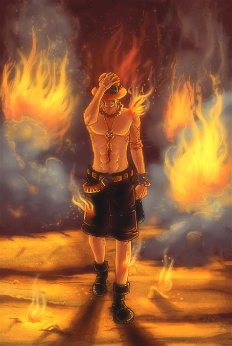 Fire Fist Ace By Mikan No Tora On Deviantart