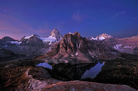 Dawn At Mt Assiniboine Photograph By Mengzhonghua Photography Fine