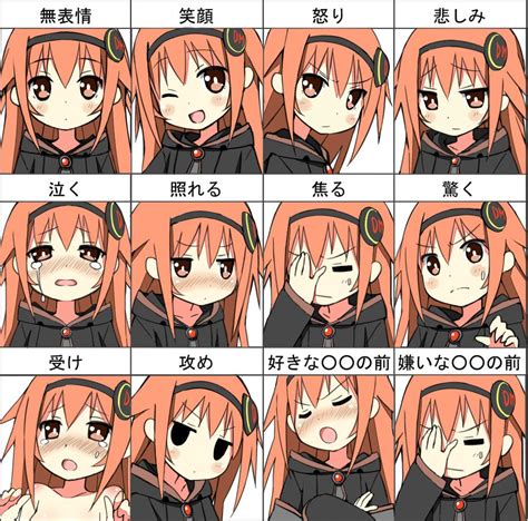 Anime Facial Expressions Feelings And Faces Pinterest Chibi Kid