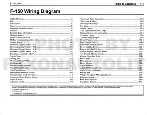 12 wire harness repair manual. 2014 Ford F-150 Wiring Diagram Manual Original