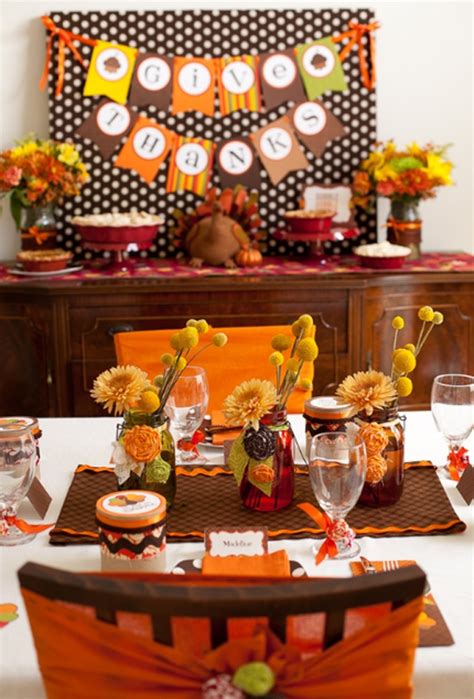 Gorgeous And Awesome Kids Thanksgiving Table Decorations Homemydesign