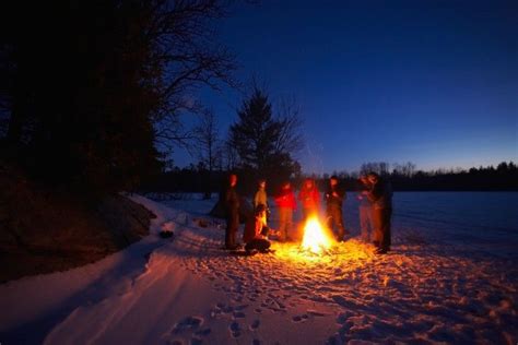 How To Build A Winter Campfire Cottage Life