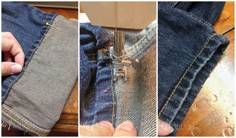 Diy Hem Your Jeans Like A Pro Upcycle Clothes Jeans Diy Straight