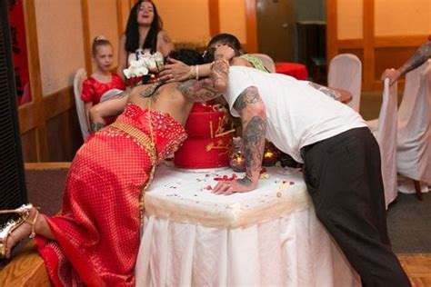 these couples took the wedding cake smash to the extreme