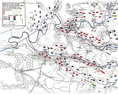 Battle Of The Marne Map Vector U S Map