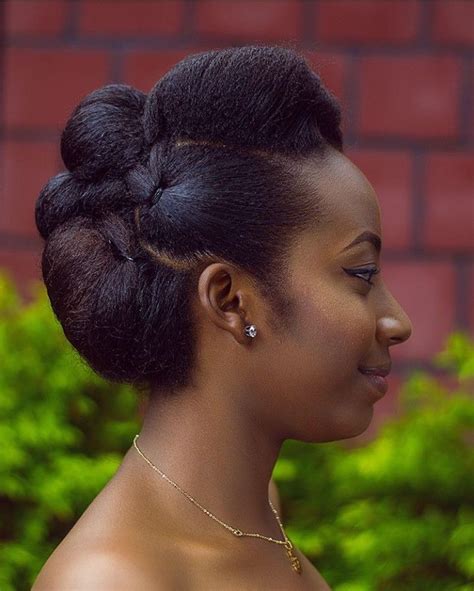 Natural Hair Updo Ideas For Black Women Mariage Cheveux Naturels