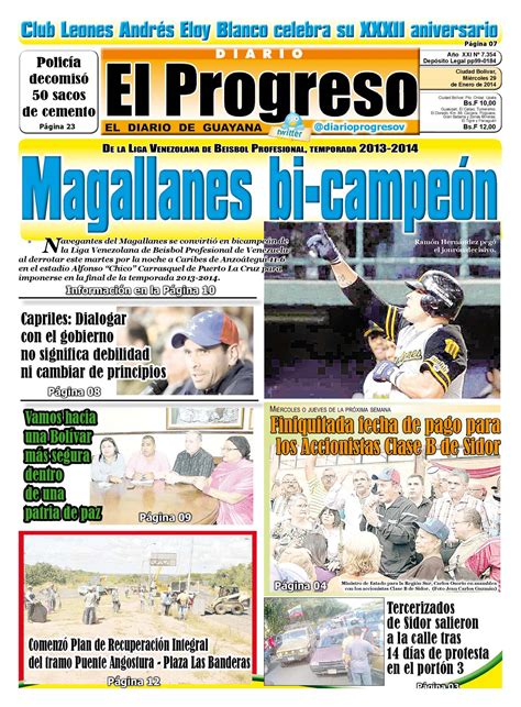 Calaméo Diario El Progreso EdiciÓn Digital 29 01 2014