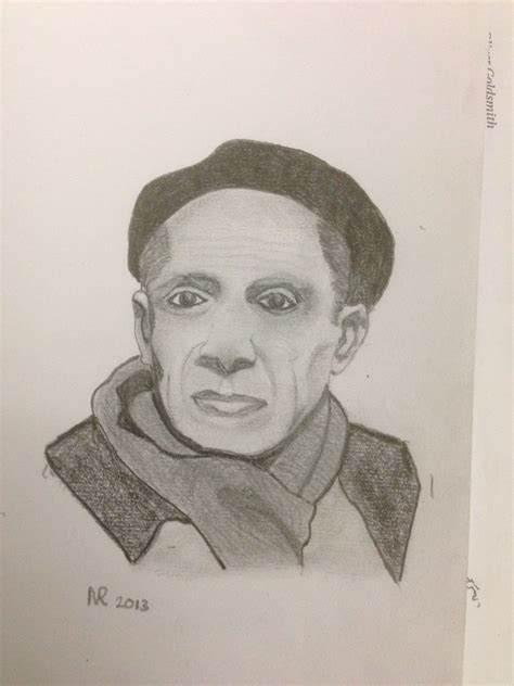 Picasso showed a passion and a skill for drawing from an early age. Picasso Pencil Drawing | Paintings | Pinterest