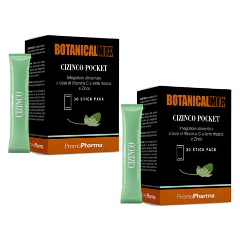 Vendita On Line Promopharma Botanical Mix Cizinco Pocket 2 Confezioni