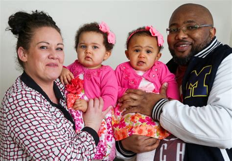 Adorable Photos See First Black And White Identical Twins Born In The Uk