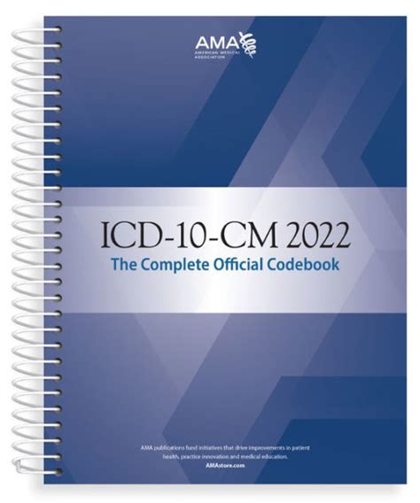 Icd 10 Cm 2022 The Complete Official Codebook With Guidelines By