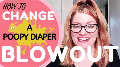 How To Clean A Poopy Diaper Blowout Youtube