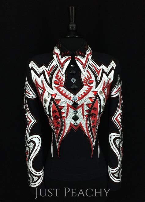 Black White And Red Horsemanship Shirt By Unbridled Ladies Xs
