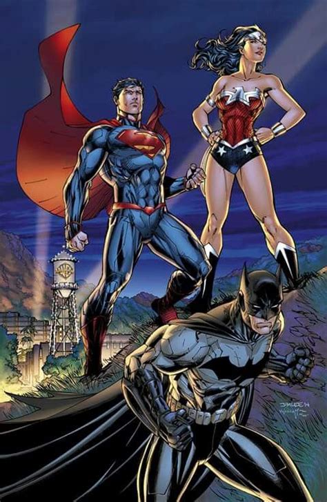 Trio De Heroes Dc Trinity Comics Superhero Comic