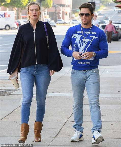 mark wahlberg and wife rhea durham grab lunch and enjoy high end shopping in beverly hills