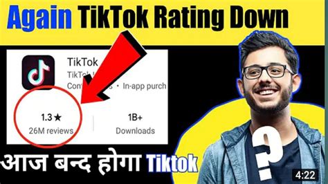 Again Tik Tok Rating Down In India Now Finally Tik Tok Is Banned In