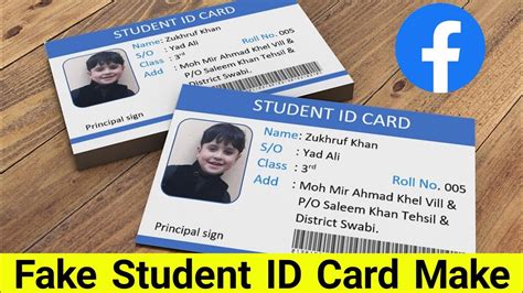 How To Make Fake Student Id Card For Facebook Verification Fake