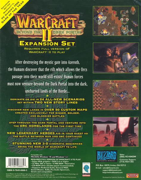 Warcraft Ii Beyond The Dark Portal Details Launchbox Games Database