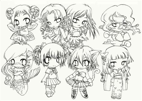 Cute Chibi Coloring Pages For Your Little Girls Coloring Pages