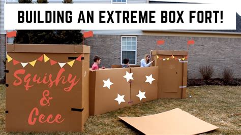 Building An Extreme Box Fort Youtube