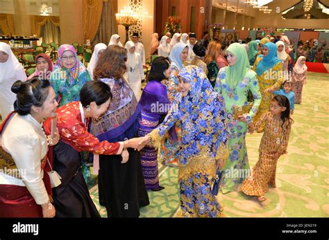 Bandar Seri Begawan Brunei 26th June 2017 Members Of The Royal