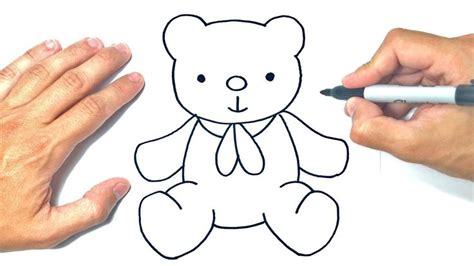 Cómo dibujar un Osito de Peluche Paso a Paso Como dibujar un oso Dibujo oso de peluche Osos