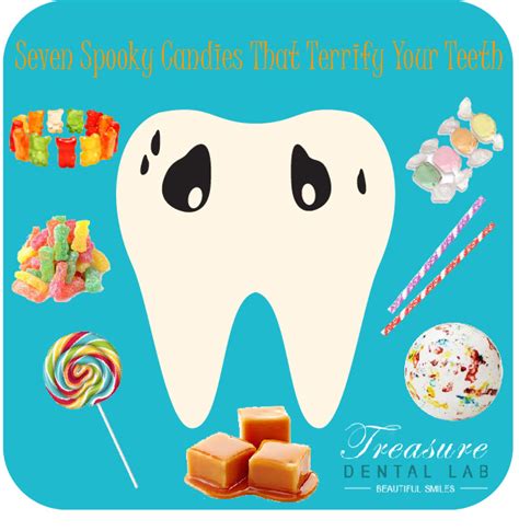 Teeth Terrifying Candies Treasure Dental Lab