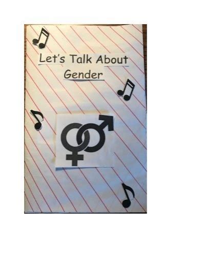 Let S Talk About Gender