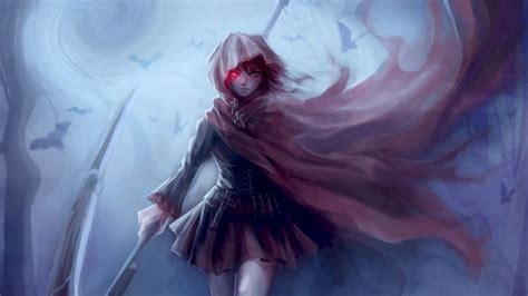 Anime Scythe Girl 2560x1440 Wallpapers Wallpaper Cave