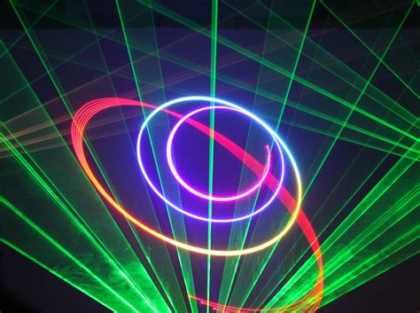 Laser Show Concert Lights Color Abstraction Psychedelic