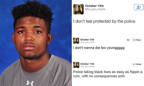Christian Taylor Shot Dead By Rookie Cop Posts Tragic Tweet A Year