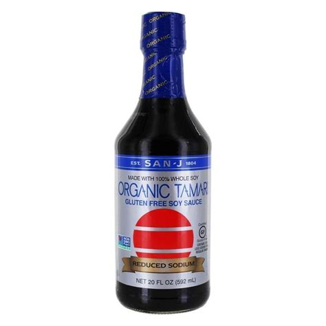 San J Organic Tamari Soy Sauce Reduced Sodium 20 Fl Oz Shipt