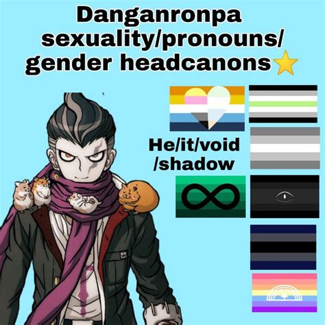 An Image Of A Poster With The Captiondanger Sexuality Pronouns Genderer Headcanons