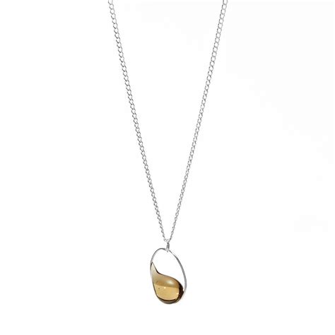 Upload, share, search and download for free. Raindrop in Oval Necklace - Sterling Silver | Silver and ...
