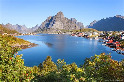 Perfect Summer Day Reine Lofoten Norway Dave Derbis Photography