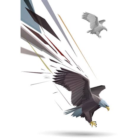 Attacking Eagle Graphics Royalty Free Stock Svg Vector