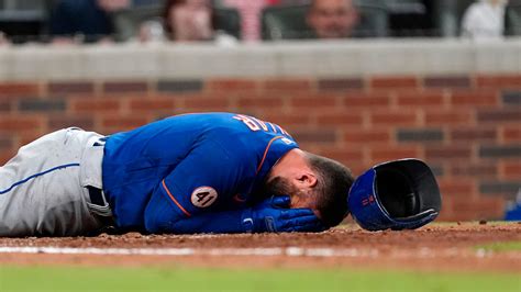 Kevin Pillar Hit By Pitch Injury Update Mets Of Has Nasal Fractures