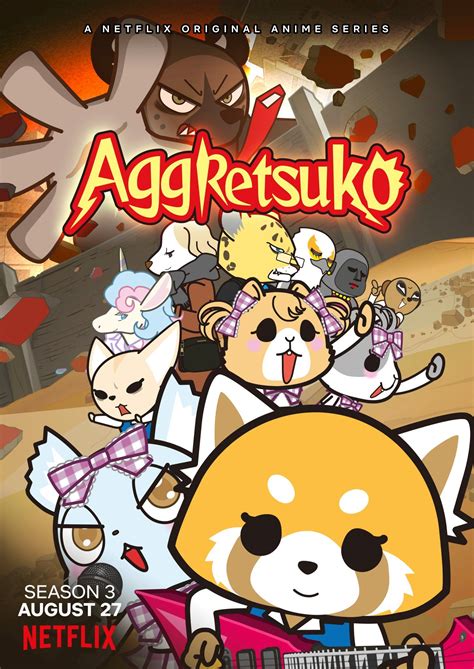 aggretsuko season 3 available in august 27th aggretsuko season3 in 2020