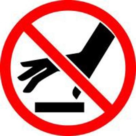 Do Not Touch Surface Iso Prohibition Symbol