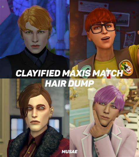 Clayified Maxis Match Hair Dump At Effie The Sims 4 Catalog