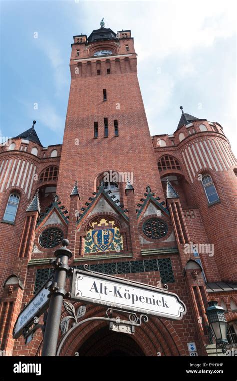 Town Hall Of Koepenick Berlin Deutschland Stock Photo Alamy