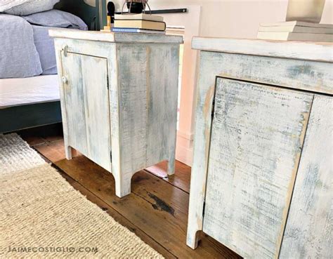 Diy Primitive Nightstand With Plans Jaime Costiglio