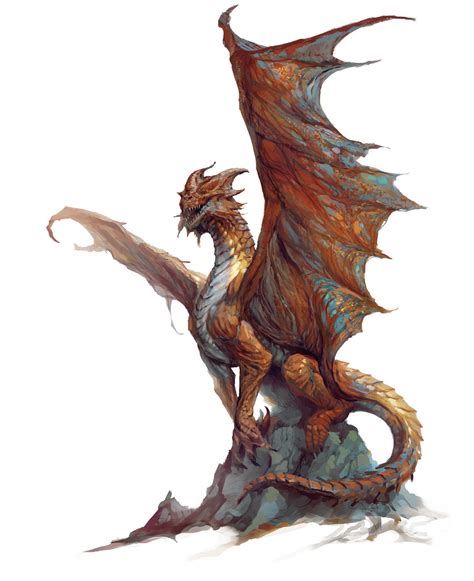 Dragon Copper From The Dandd Fifth Edition Monster Manual Art By