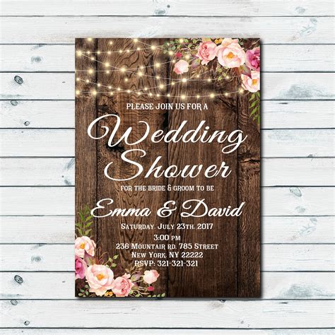 Free Printable Bridal Shower Invitations Printable Templates