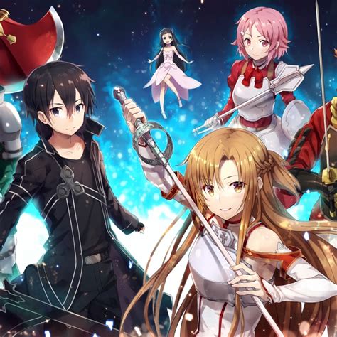 They thought it would be like this for eternity. Lisbeth, Silica, Egil, Klein, Yuri, Asuna, Kirito-Sword ...